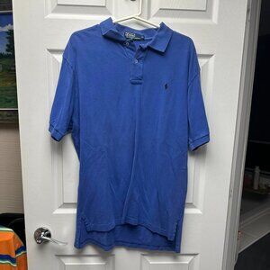 Ralph Lauren, Short Sleeve Polo, XL, Blue